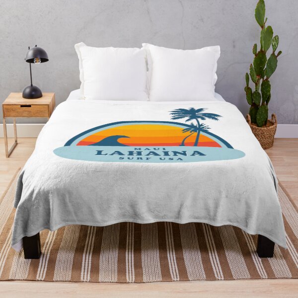 Item preview, Lahaina Maui Hawaii Vintage Retro Surf USA Travel Vacation Summer Sunset Beach designed and sold by tmartinezta.
