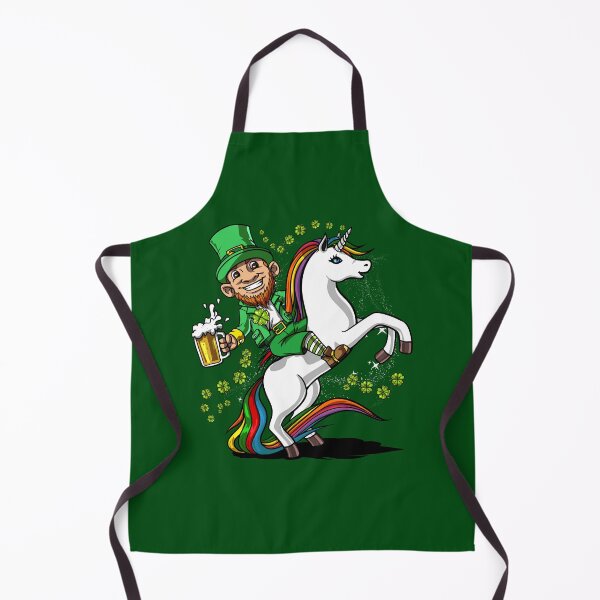 Item preview, Leprechaun Riding Unicorn designed and sold by underheaven.