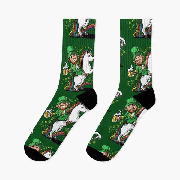 Item preview, Leprechaun Riding Unicorn designed and sold by underheaven.