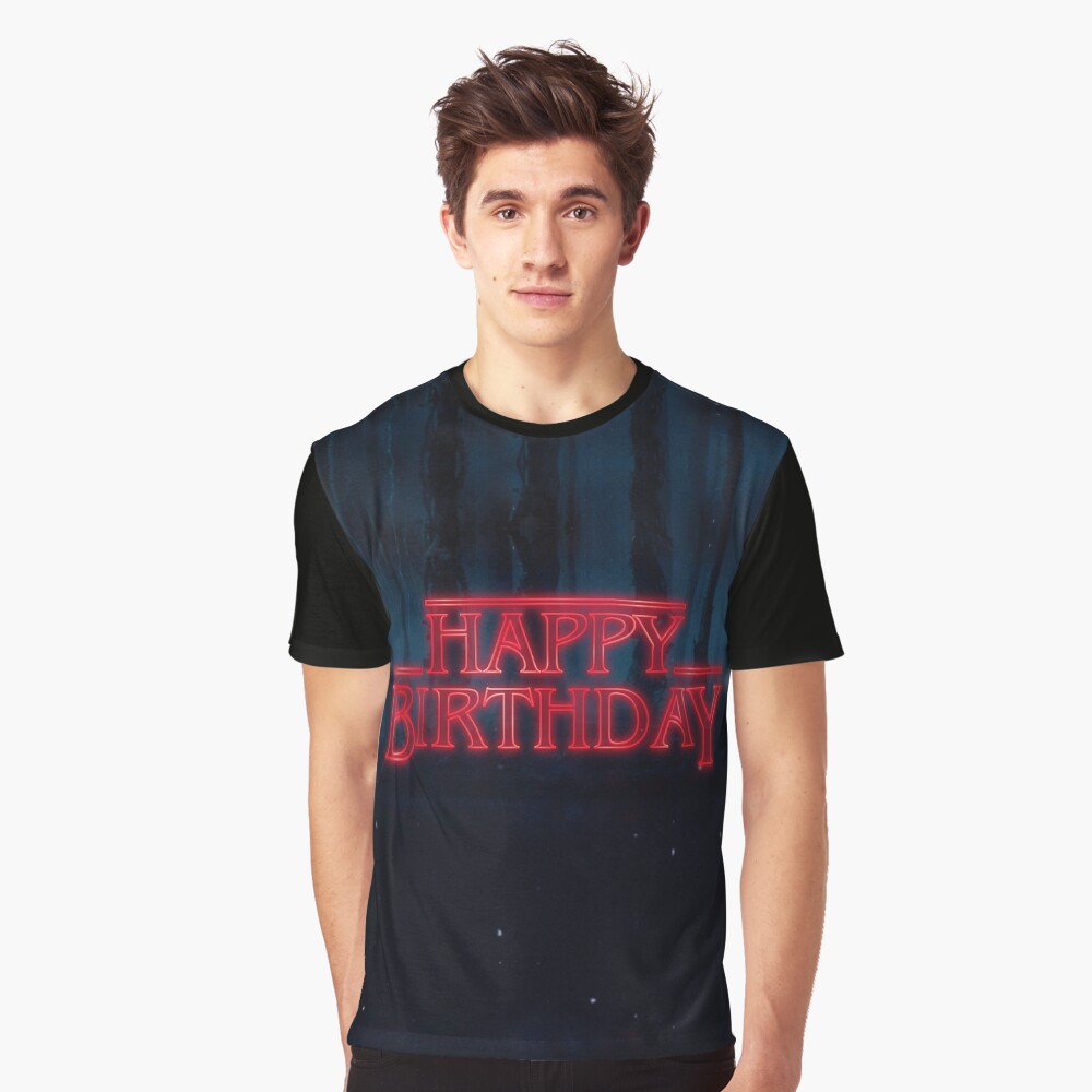 stranger things birthday shirt