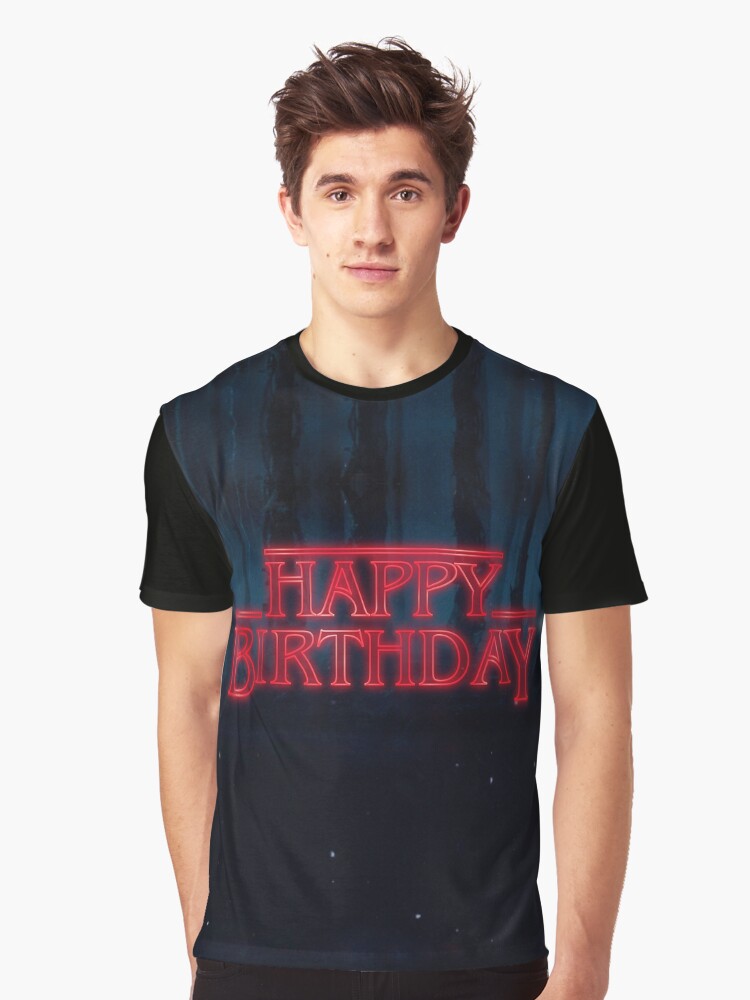 stranger things birthday shirt