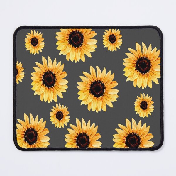 Item preview, Various types of sunflowers on a gray background designed and sold by Shawa Shop.