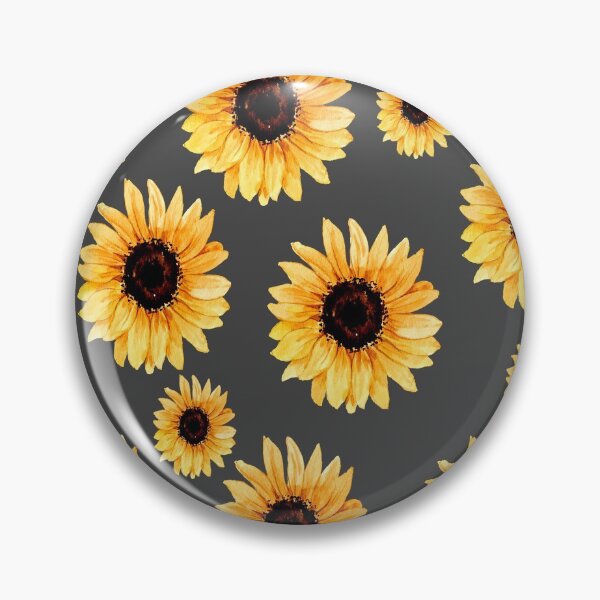 Item preview, Various types of sunflowers on a gray background designed and sold by Shawa Shop.