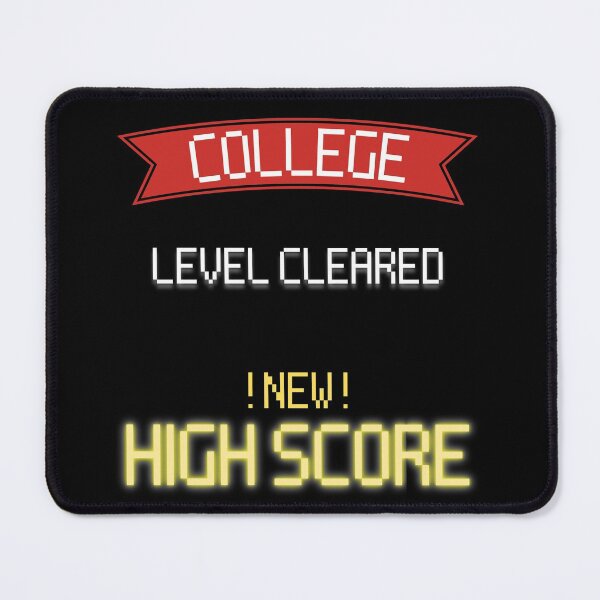 Item preview, College Level Complete New High Score - Gamers Graduation designed and sold by For the love of Pixels.