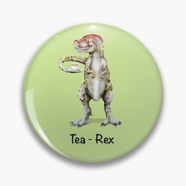 Item preview, Tea-Rex | T-Green Cartoon Tyrannosaurus Rex Dinosaur  designed and sold by Snootrac.