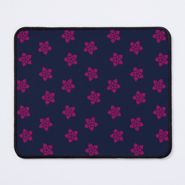 Item preview, Pink on Navy Flower Pattern designed and sold by ColorPopArtBoutique.