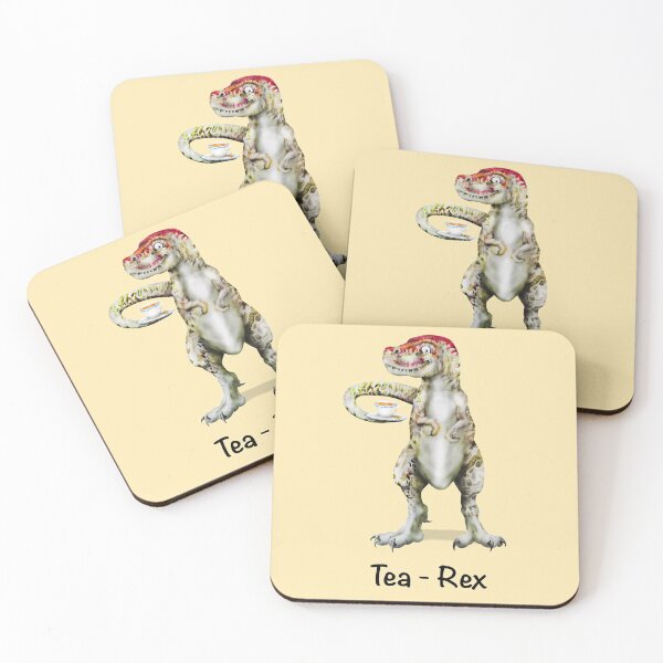 Item preview, Tea-Rex | T-Green Cartoon Tyrannosaurus Rex Dinosaur  designed and sold by Snootrac.