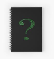 The Riddler Question Mark Spiral Notebook