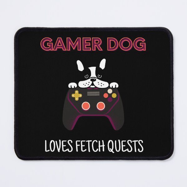 Item preview, Gamer Dog - Dog person - Loves fetch quests designed and sold by For the love of Pixels.