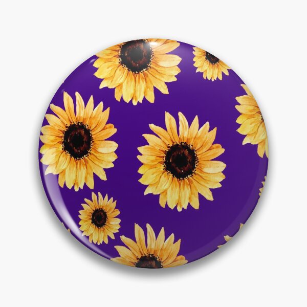 Item preview, Various types of sunflowers on a purple background designed and sold by Shawa Shop.