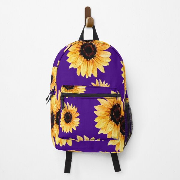 Item preview, Various types of sunflowers on a purple background designed and sold by Shawa Shop.