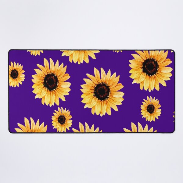 Item preview, Various types of sunflowers on a purple background designed and sold by Shawa Shop.