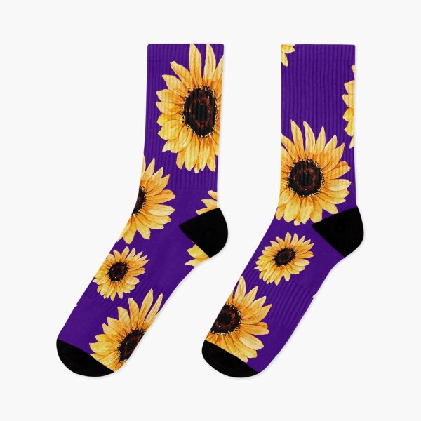 Item preview, Various types of sunflowers on a purple background designed and sold by Shawa Shop.