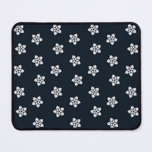 Item preview, Navy Flower Pattern designed and sold by ColorPopArtBoutique.