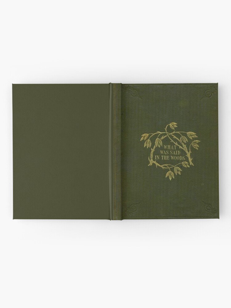 Thumbnail 2 of 3, Hardcover Journal, What Was Said In The Woods designed and sold by Rusticoteque.