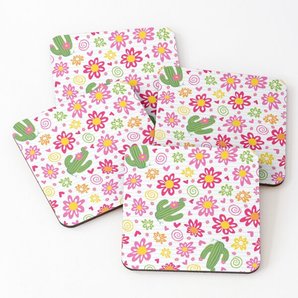 Item preview, Cactus Daisy Pattern designed and sold by jamiesoondesign.