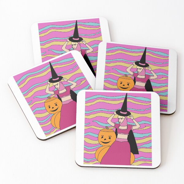 Item preview, Flying Witch On A Broomstick With A Hat designed and sold by flofin.