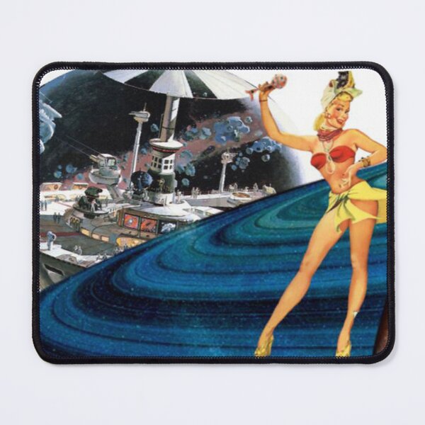 Item preview, Dancer on Saturn Rings #collage designed and sold by Snexus.