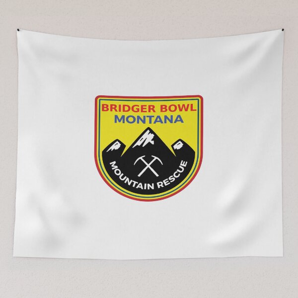 Item preview, SKIING BRIDGER BOWL MONTANA MOUNTAIN RESCUE SNOWBOARD SKI SNOWBOARDING HIKING CLIMBING designed and sold by DESTINATIONS DECAL.