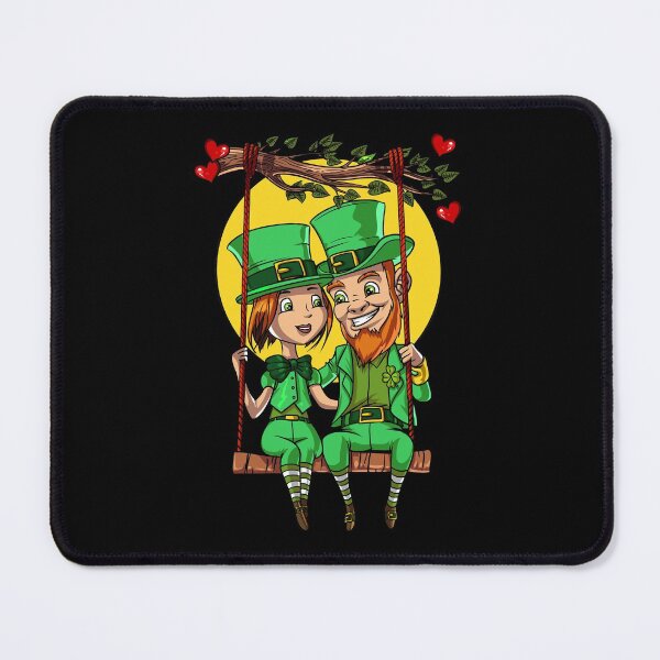 Item preview, Leprechaun Couple St Patricks designed and sold by underheaven.