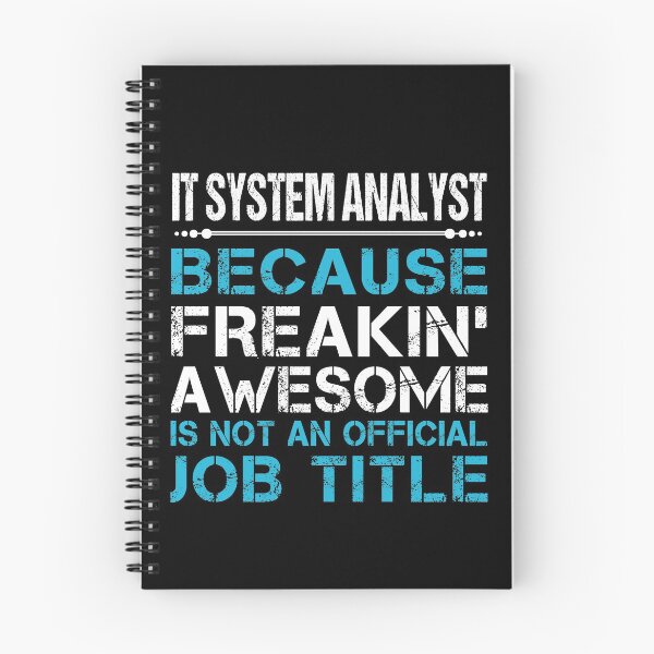 Item preview, It System Analyst T Shirt - Freaking Awesome Job Gift Item Tee designed and sold by beckergree.