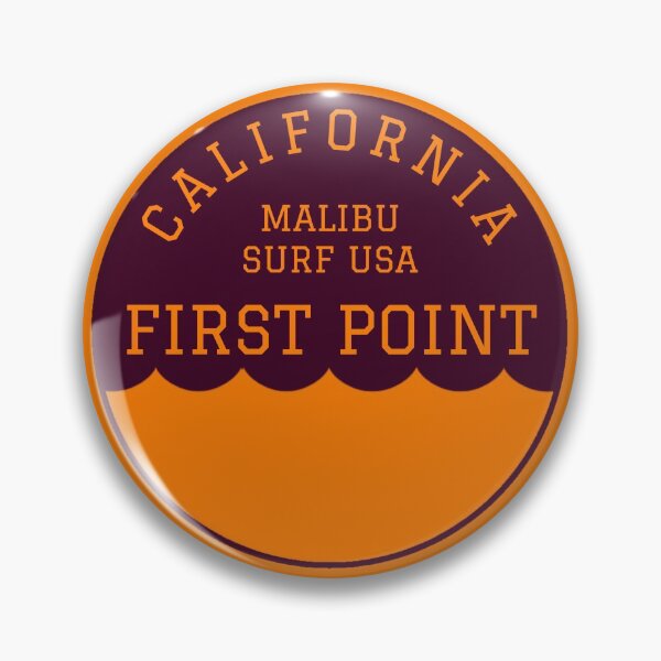 Item preview, First Point Malibu California Vintage Retro Surf USA Travel Vacation Summer Sunset Beach designed and sold by tmartinezta.