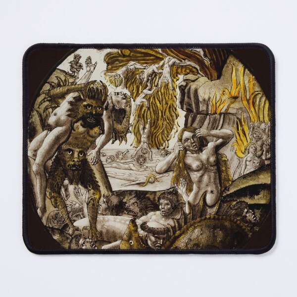 Item preview, Medieval Hellscape vintage art designed and sold by Vintage Designs +.