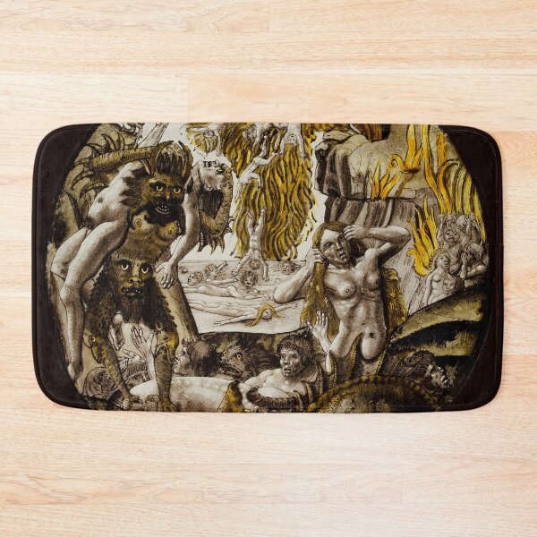 Item preview, Medieval Hellscape vintage art designed and sold by Vintage Designs +.