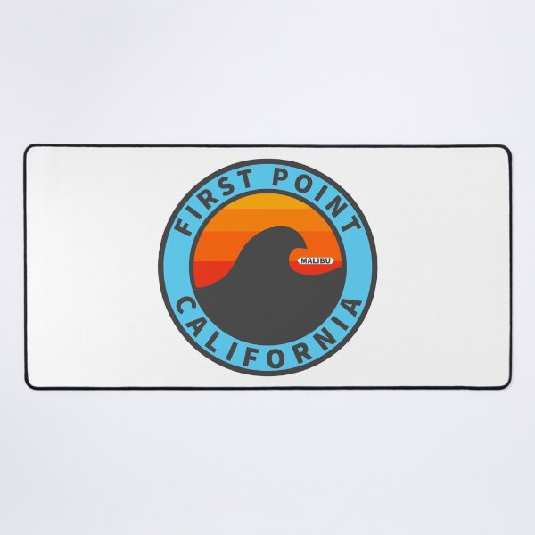 Item preview, First Point Malibu California Vintage Retro Surf USA Travel Vacation Summer Sunset Beach designed and sold by tmartinezta.