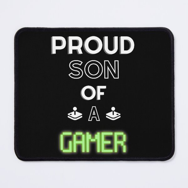 Item preview, Proud Son of a Gamer - Gamer Dad designed and sold by For the love of Pixels.