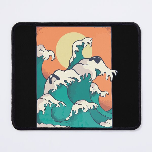 Item preview, art of ocean waves vintage designed and sold by zaher97.