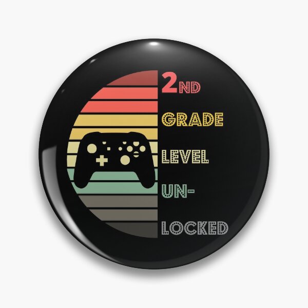 Item preview, 2nd Grade Level Unlocked - Controller on a Sunset Background - Gift for Daughter or Niece designed and sold by CactusFamily.