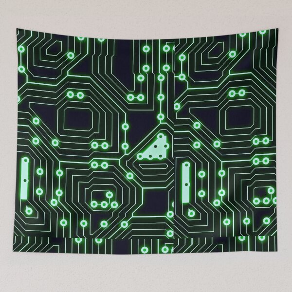 Item preview, Electronic chip-circuit board, blueprint, electronic designed and sold by Harshler-Art.