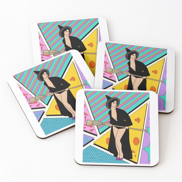 Item preview, Flying Witch On A Broomstick With A Hat designed and sold by flofin.