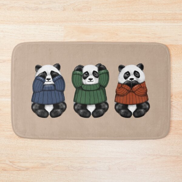 Item preview, See No Hear No Speak No Pandas designed and sold by Luan Huynh.