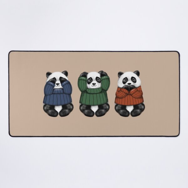 Item preview, See No Hear No Speak No Pandas designed and sold by Luan Huynh.