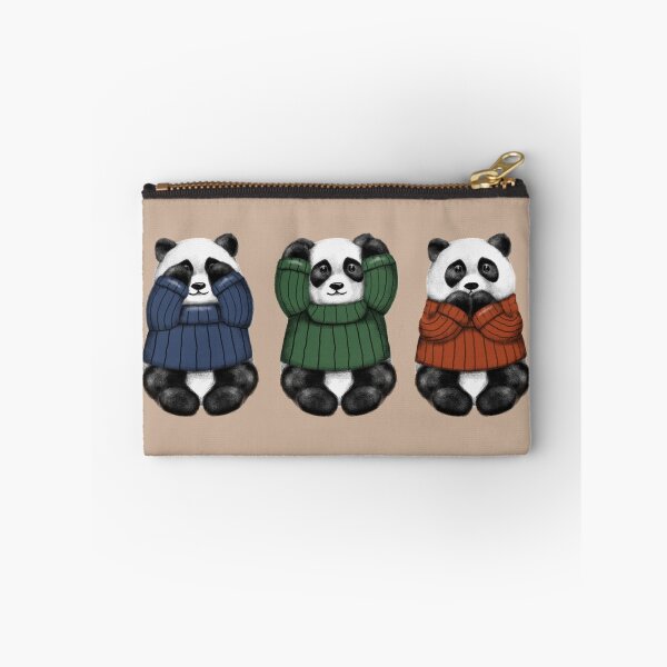 Item preview, See No Hear No Speak No Pandas designed and sold by Luan Huynh.