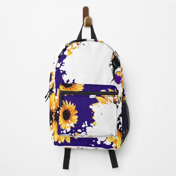 Item preview, Sunflower Mom Life Mom Bun Hair Dark Purple Background designed and sold by Shawa Shop.