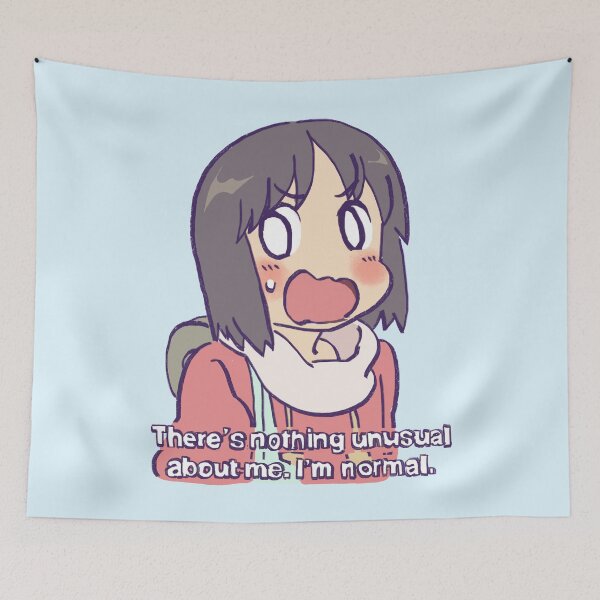 Item preview, I draw robot girl nano saying she is totally normal / nichijou meme designed and sold by RansRoom.