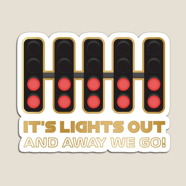 Item preview, It's Lights Out and Away We Go! - Premium Version (Gold and Black) designed and sold by FilipeFerreira.