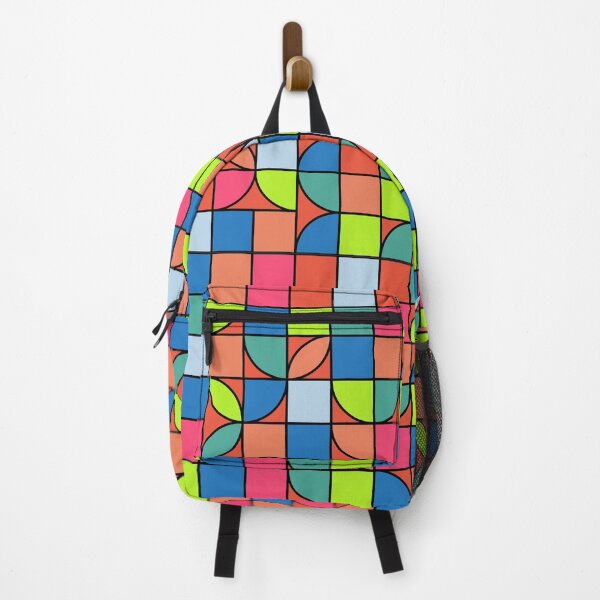 Item preview, Colorful block tile design designed and sold by foft.