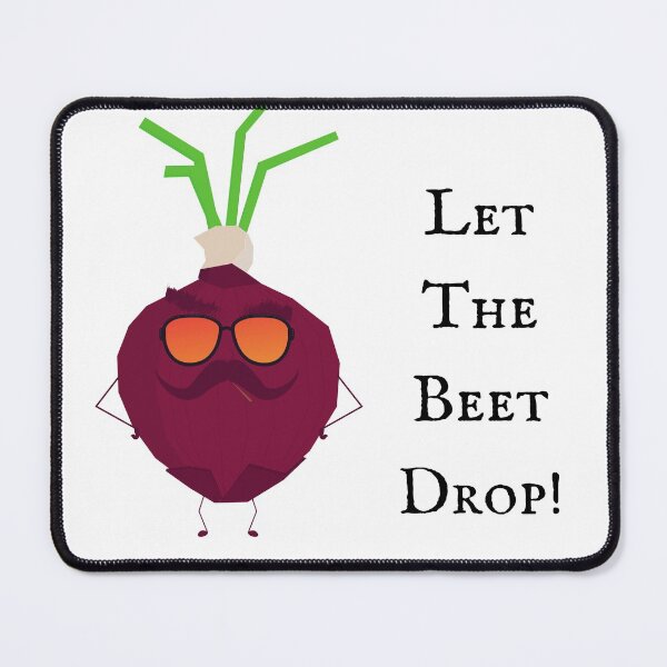Item preview, Let The Beet Drop | Vegan Pun designed and sold by Nikiolilalala.