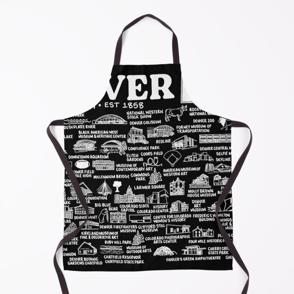 Item preview, Denver Map designed and sold by fiberandgloss.