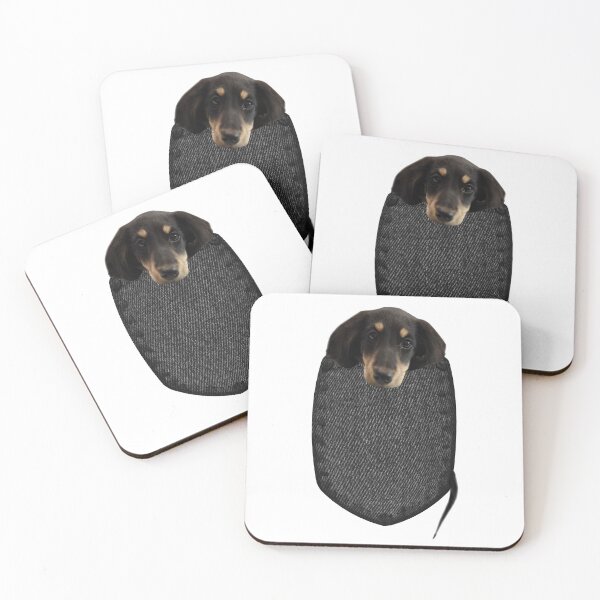 Item preview, Sausage dog in a pocket designed and sold by Miriam C.