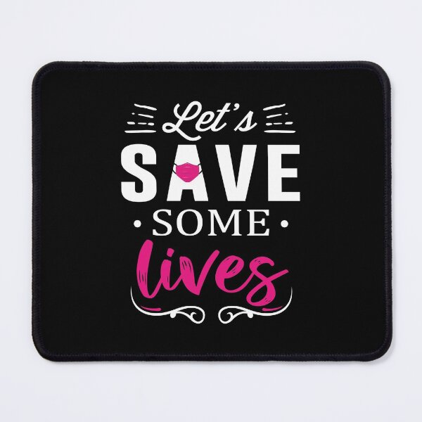 Item preview, Let's Save Some Lives (White) designed and sold by quoteedesigns.