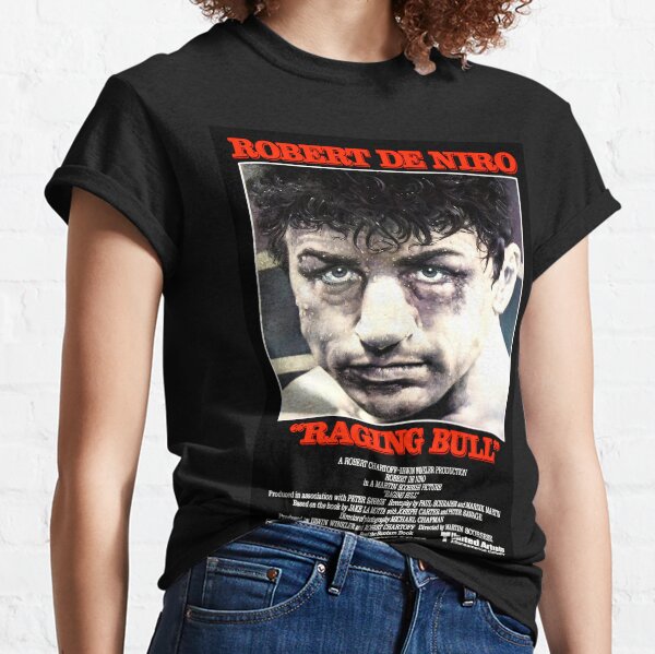 Classic Sport Drama Retro Movie Shirt Raging Bull Vintage Style 1980 T-Shirt Mens Womens Tee