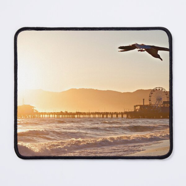 Item preview, Santa Monica Beach CA Bright Sunset designed and sold by Piper-Deals.