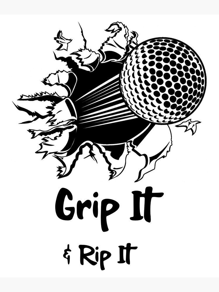 "Funny Grip It & Rip It Golf Clothing for Men Women Golf Apparel