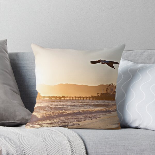 Item preview, Santa Monica Beach CA Bright Sunset designed and sold by Piper-Deals.