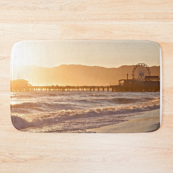 Item preview, Santa Monica Beach CA Bright Sunset designed and sold by Piper-Deals.
